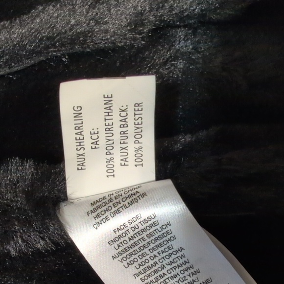 Ralph Lauren Black Leather Jacket Motorcycle Style - Picture 5 of 11